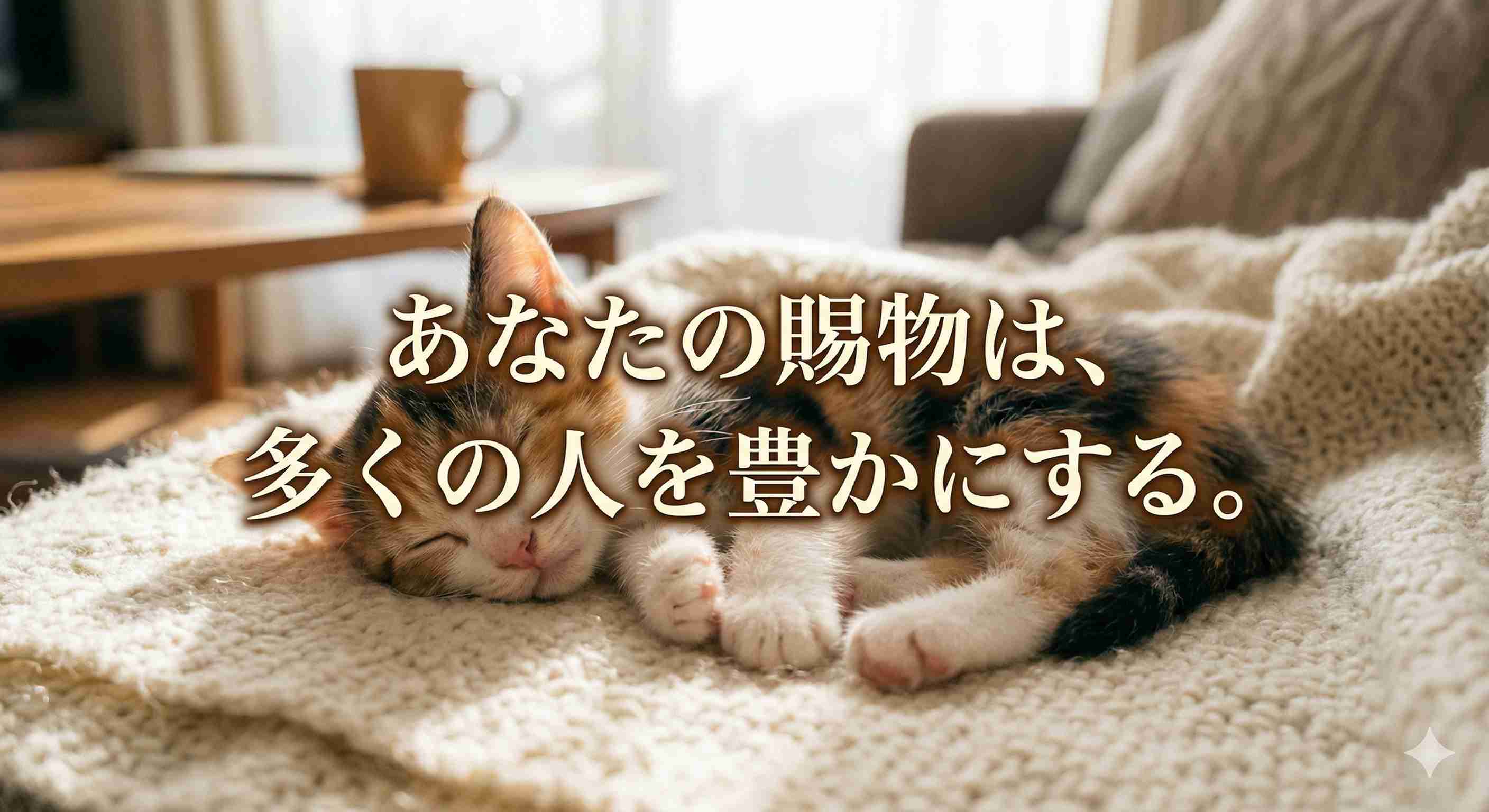 「あなたの賜物は、多くの人を豊かにする。」