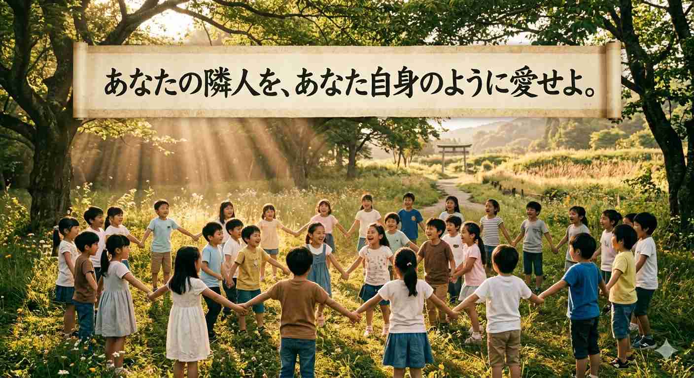 「あなたの隣人を、あなた自身のように愛せよ。」