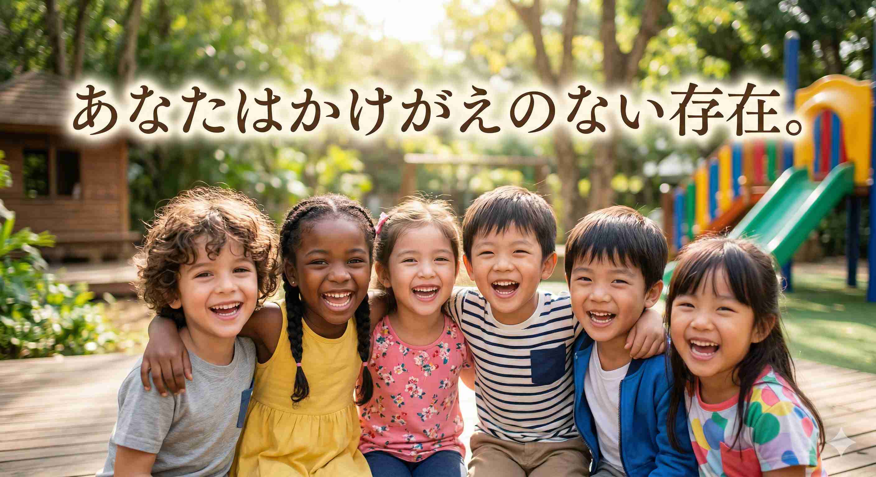 「あなたはかけがえのない存在。」