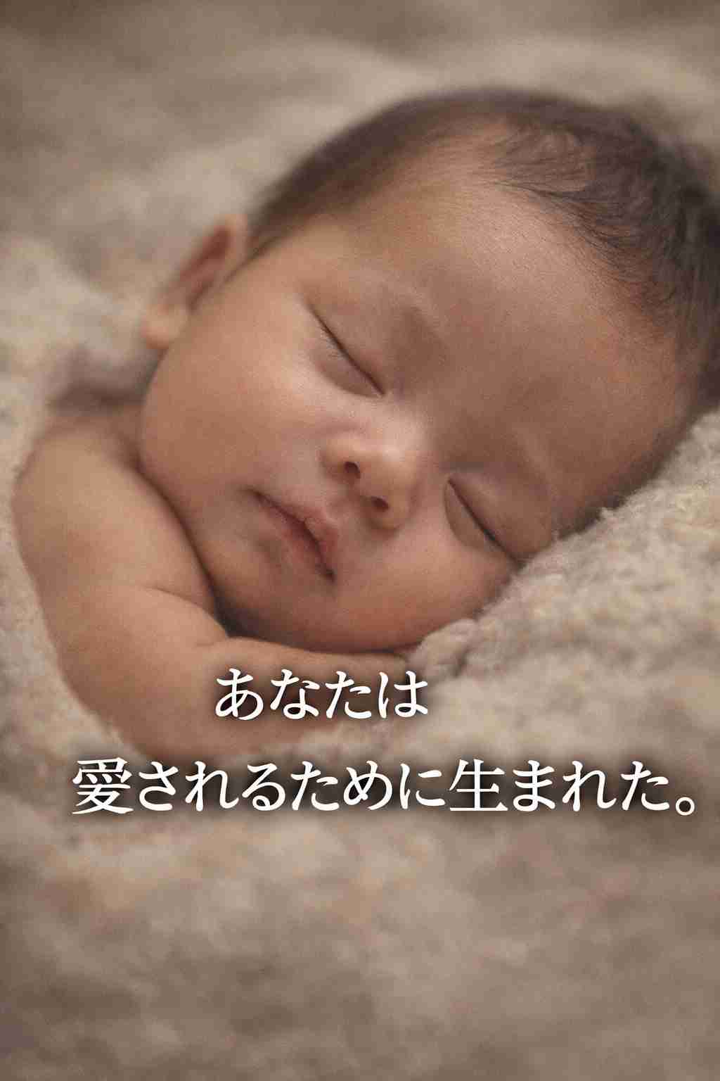 「あなたは愛されるために生まれた。」