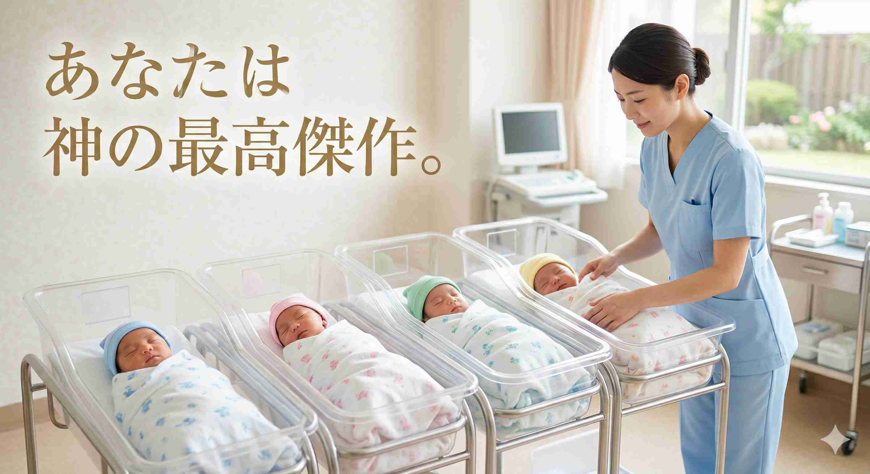 「あなたは神の最高傑作。」