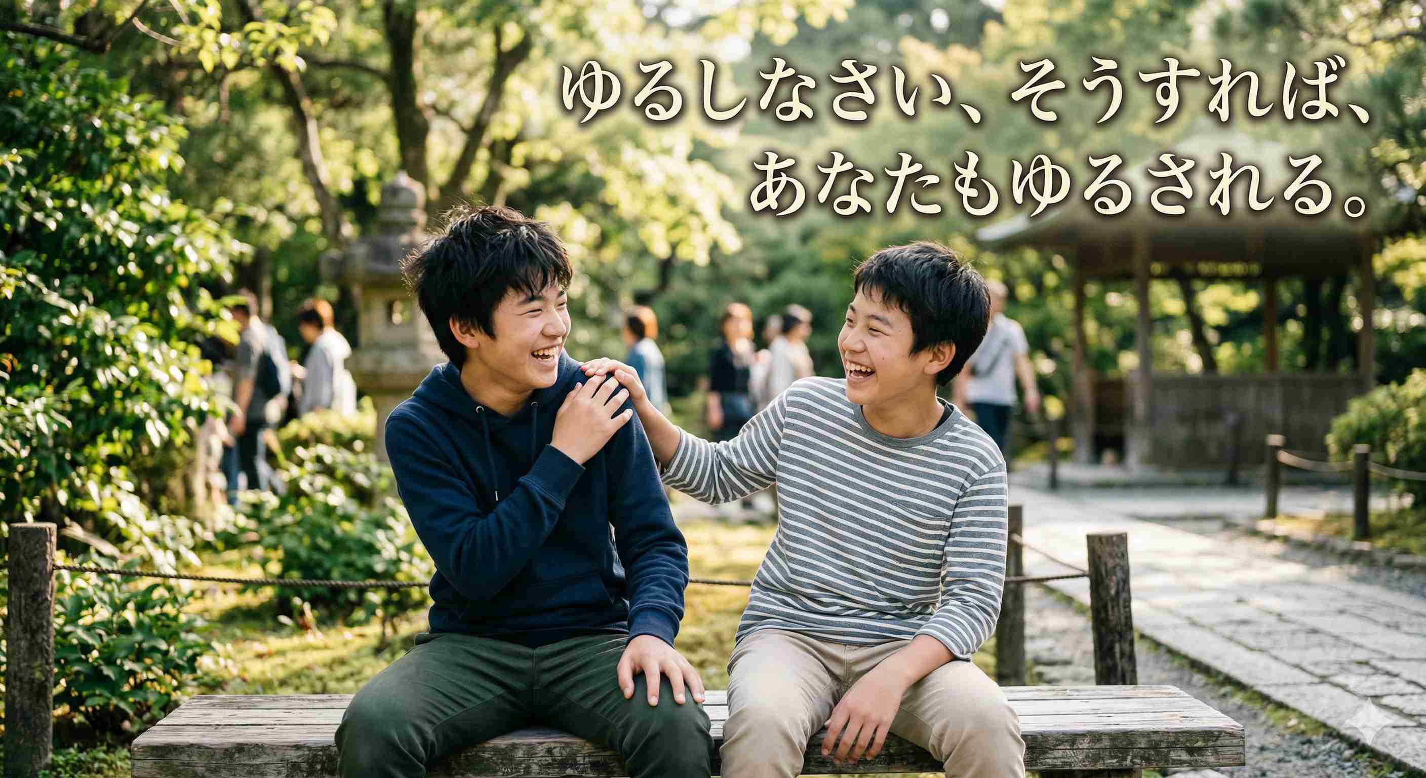 「ゆるしなさい、そうすれば、あなたもゆるされる。」