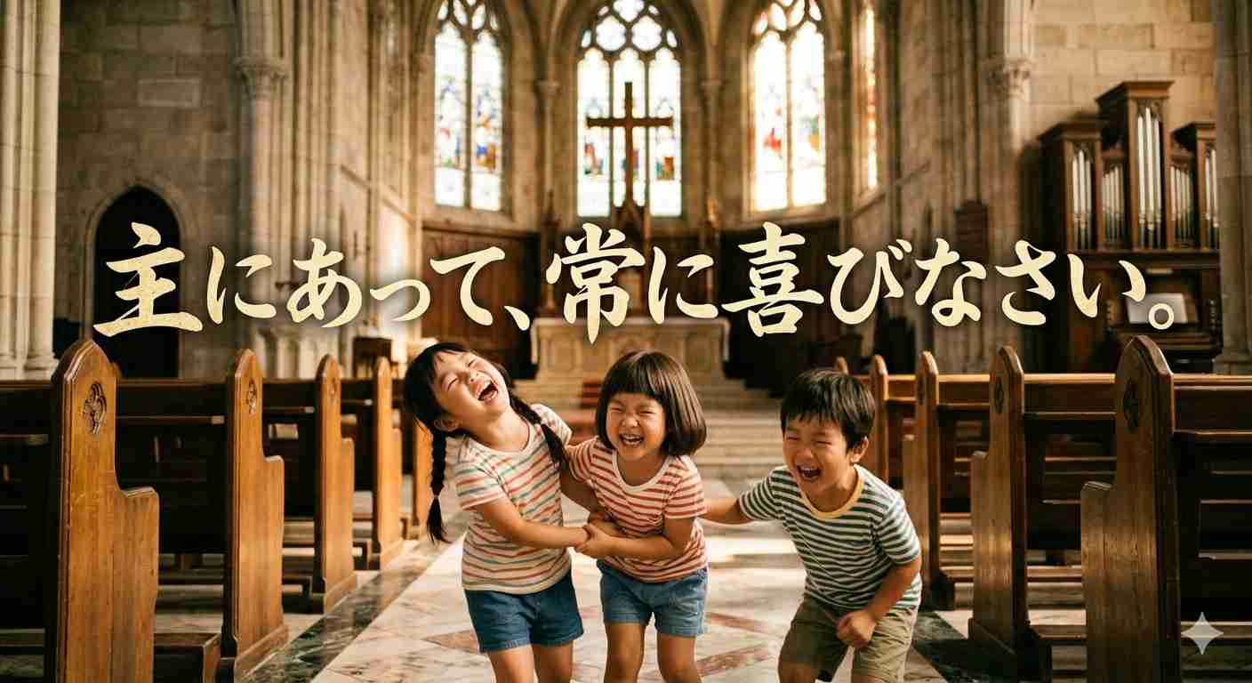 「主にあって、常に喜びなさい。」