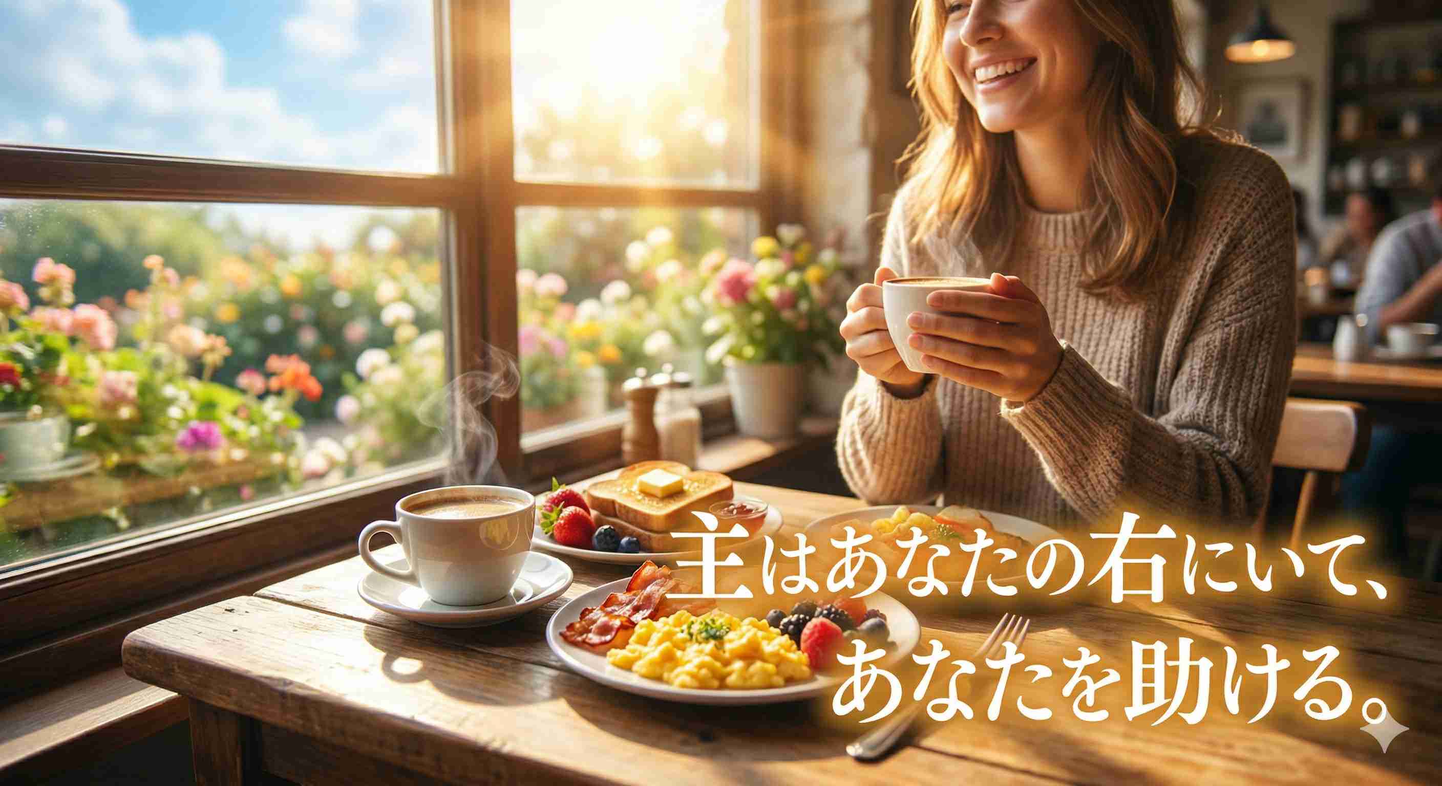 「主はあなたの右にいて、あなたを助ける。」