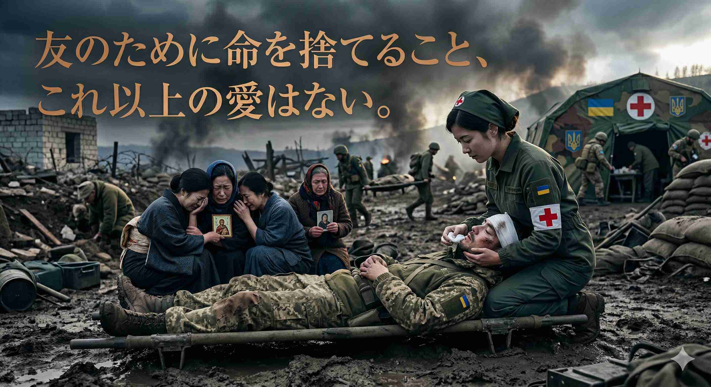 「友のために命を捨てること、これ以上の愛はない。」