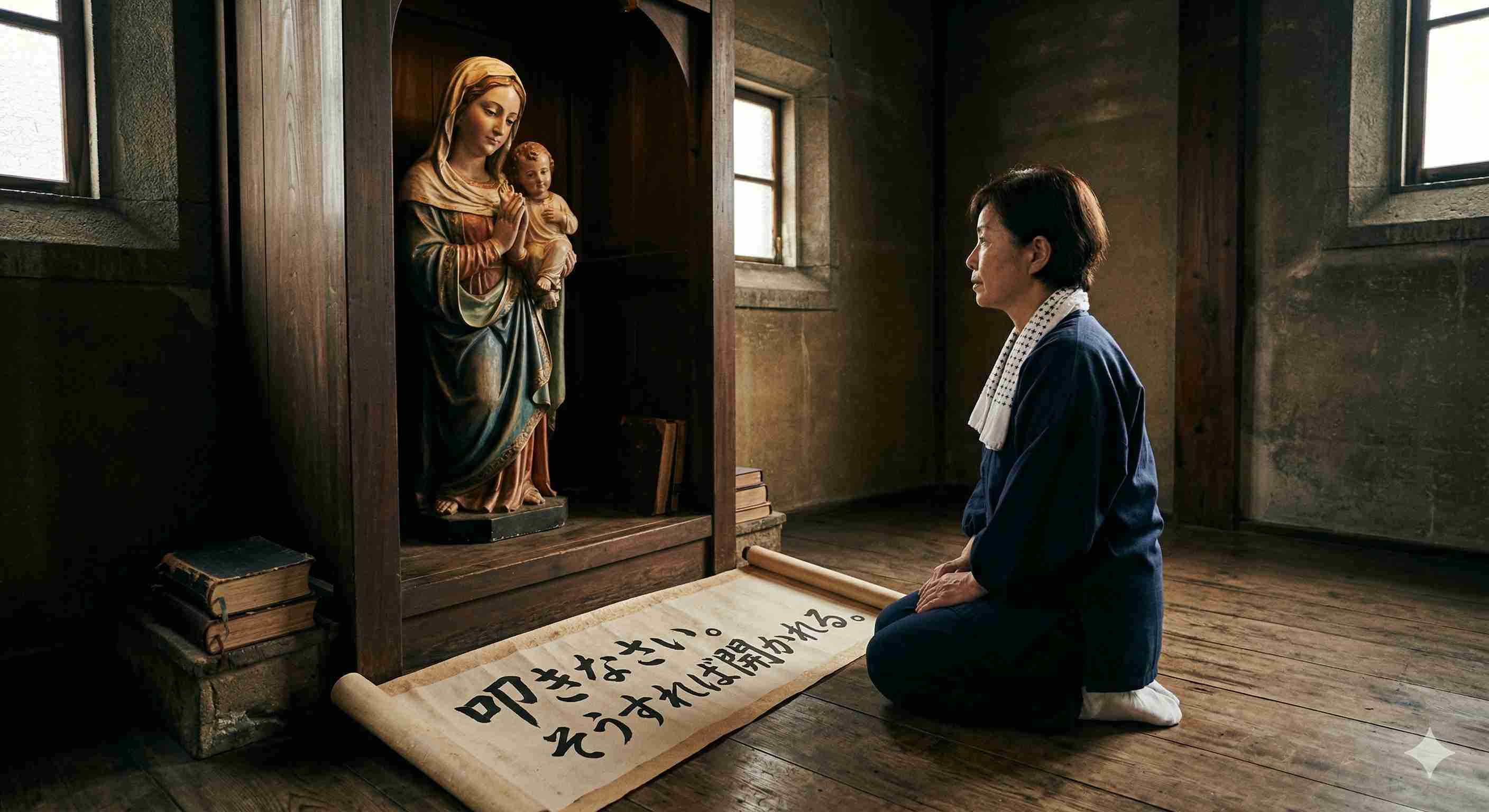 「叩きなさい。そうすれば開かれる。」