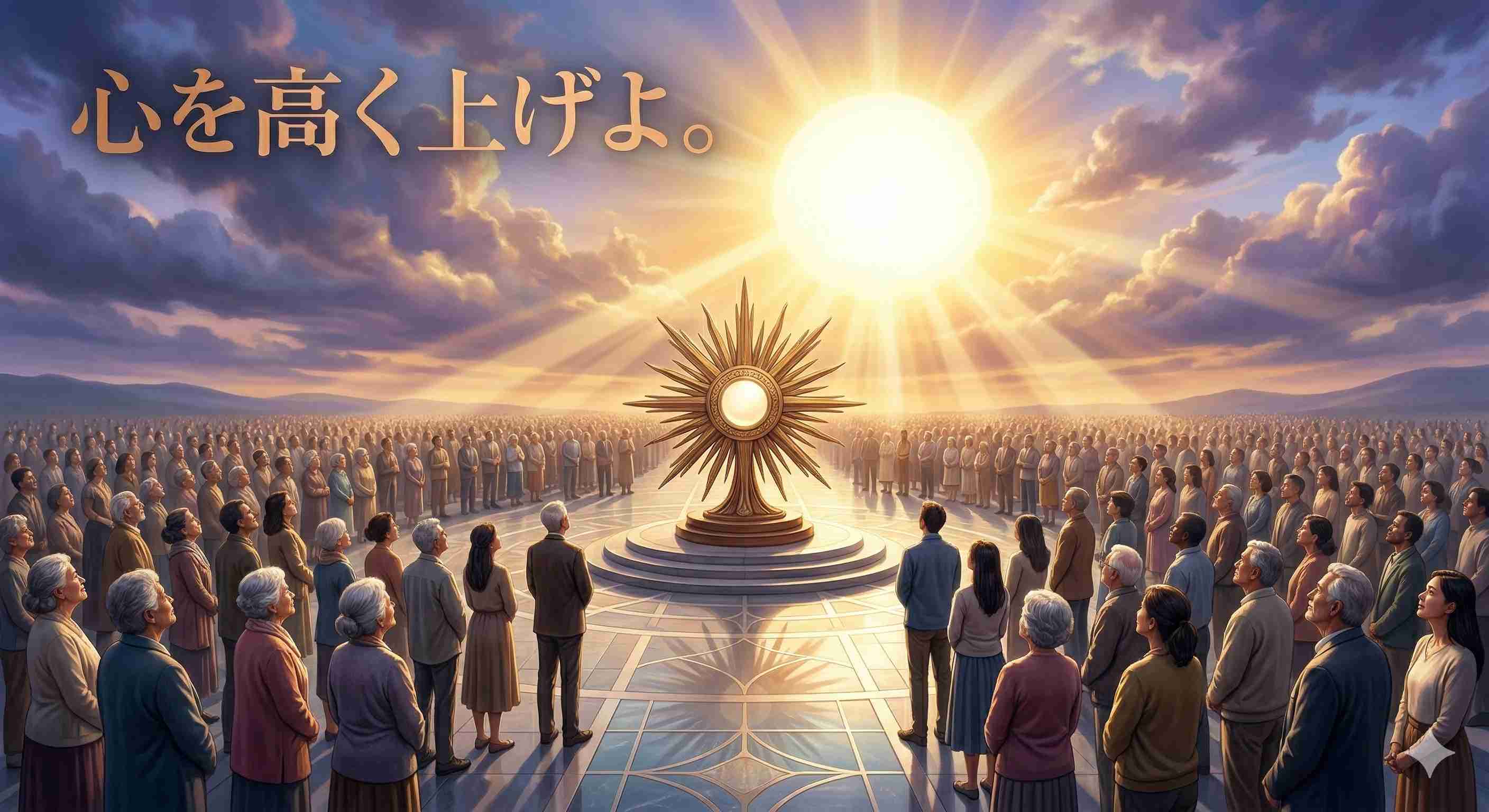 「心を高く上げよ。」