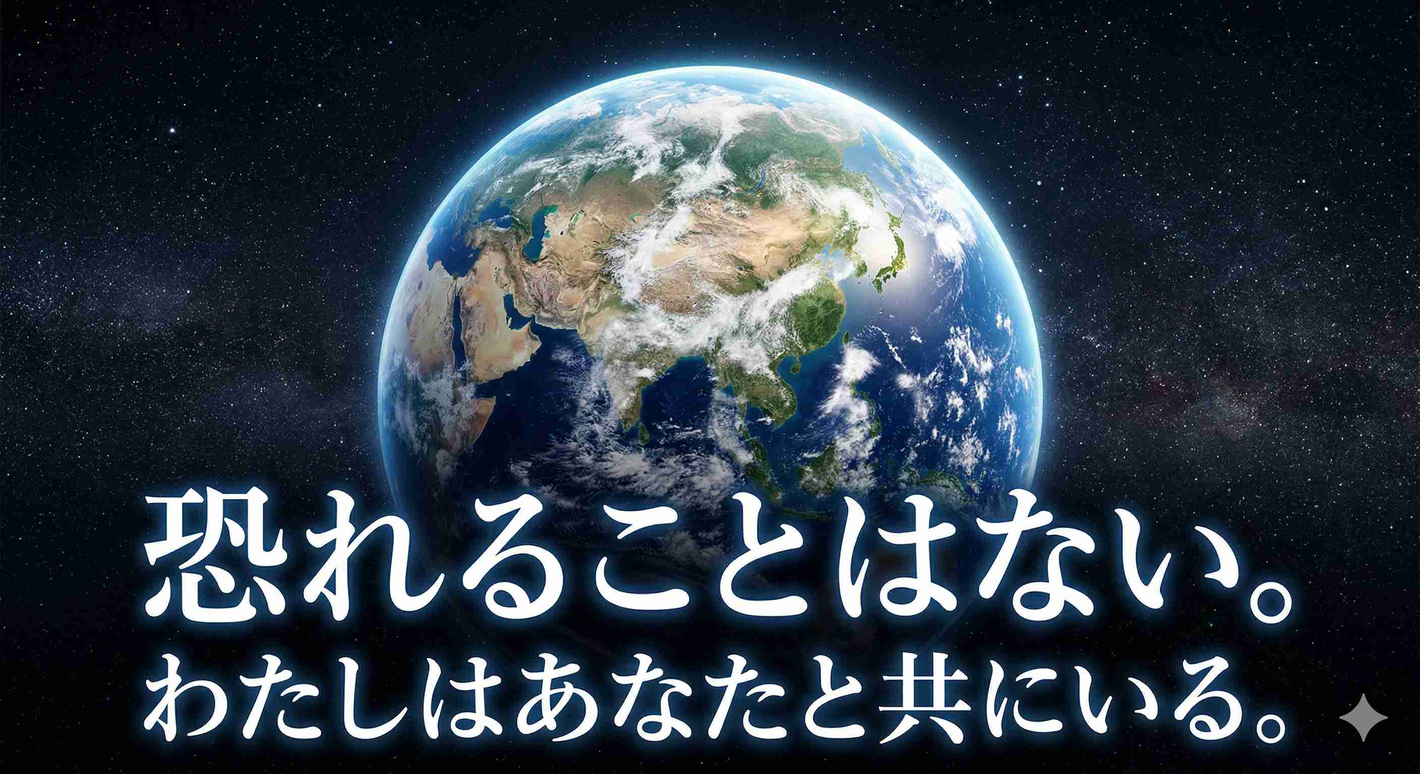 「恐れることはない。わたしはあなたと共にいる。」