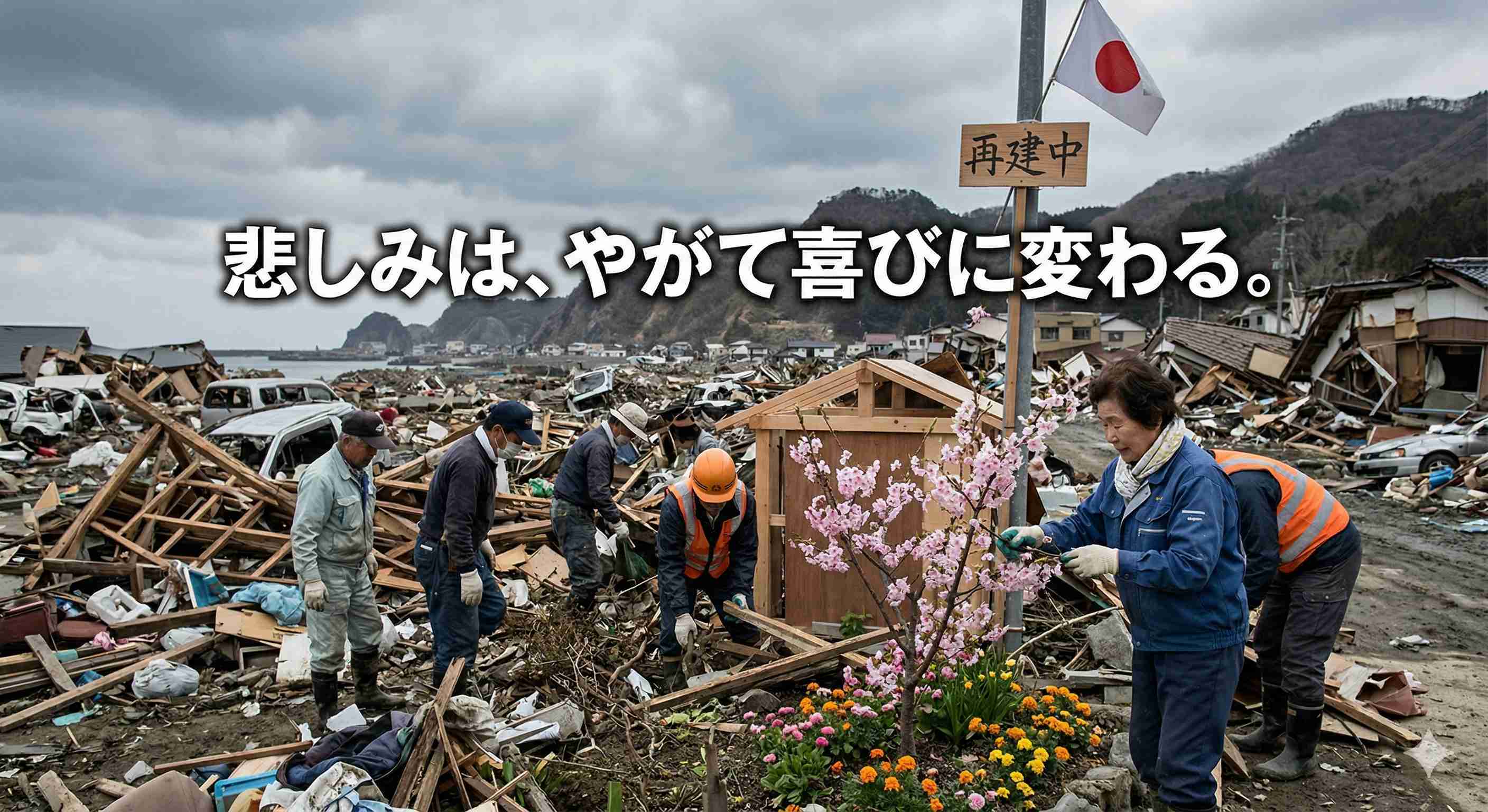 「悲しみは、やがて喜びに変わる。」