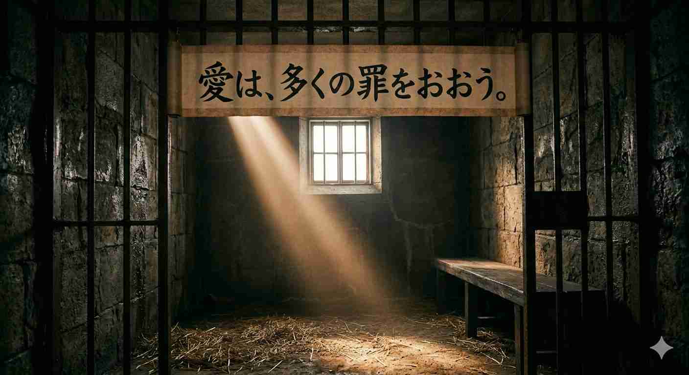 「愛は、多くの罪をおおう。」