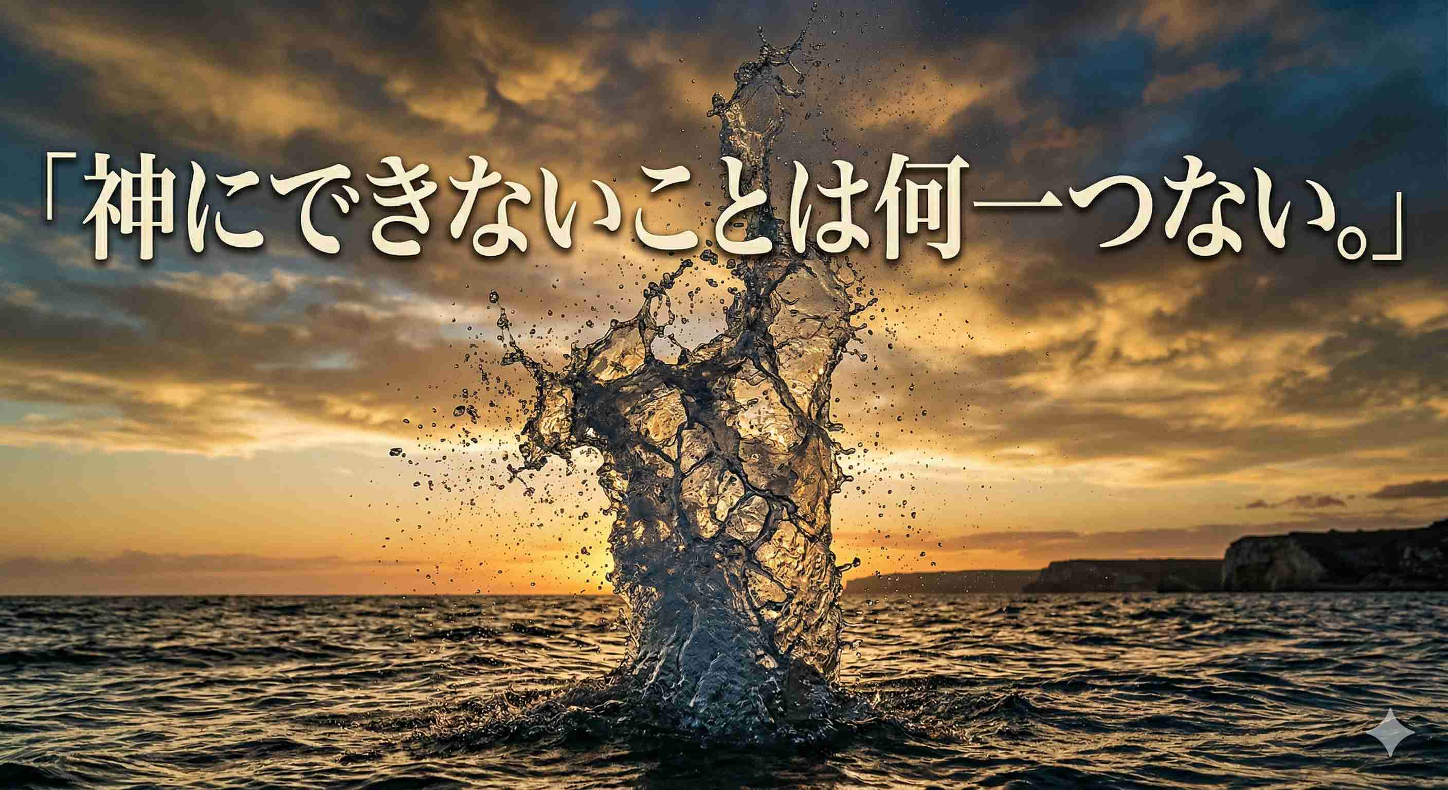 「神にできないことは何一つない。」