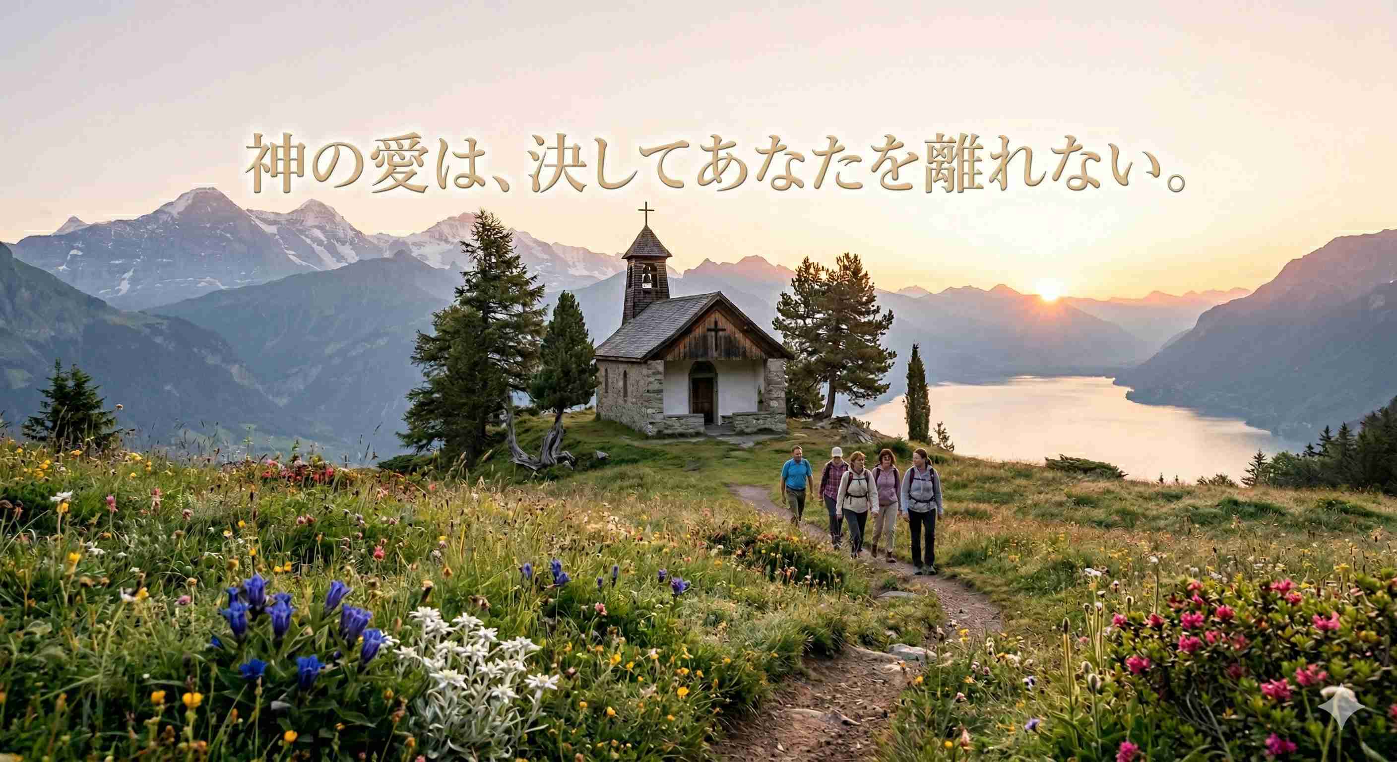 「神の愛は、決してあなたを離れない。」