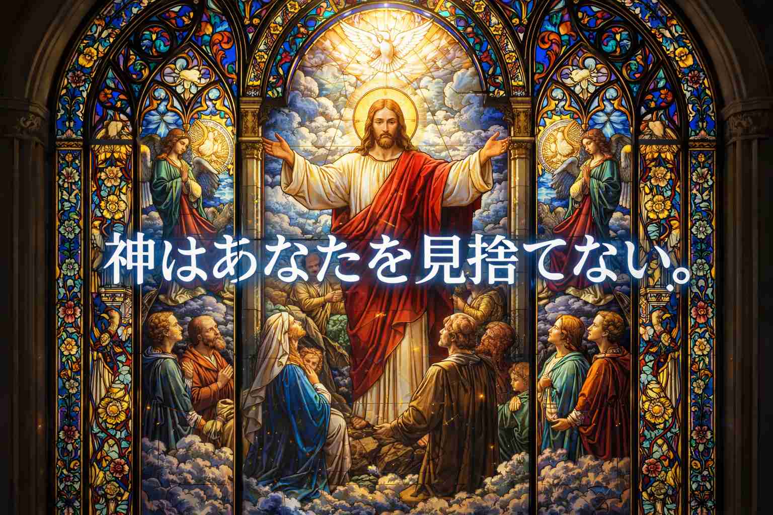 「神はあなたを見捨てない。」