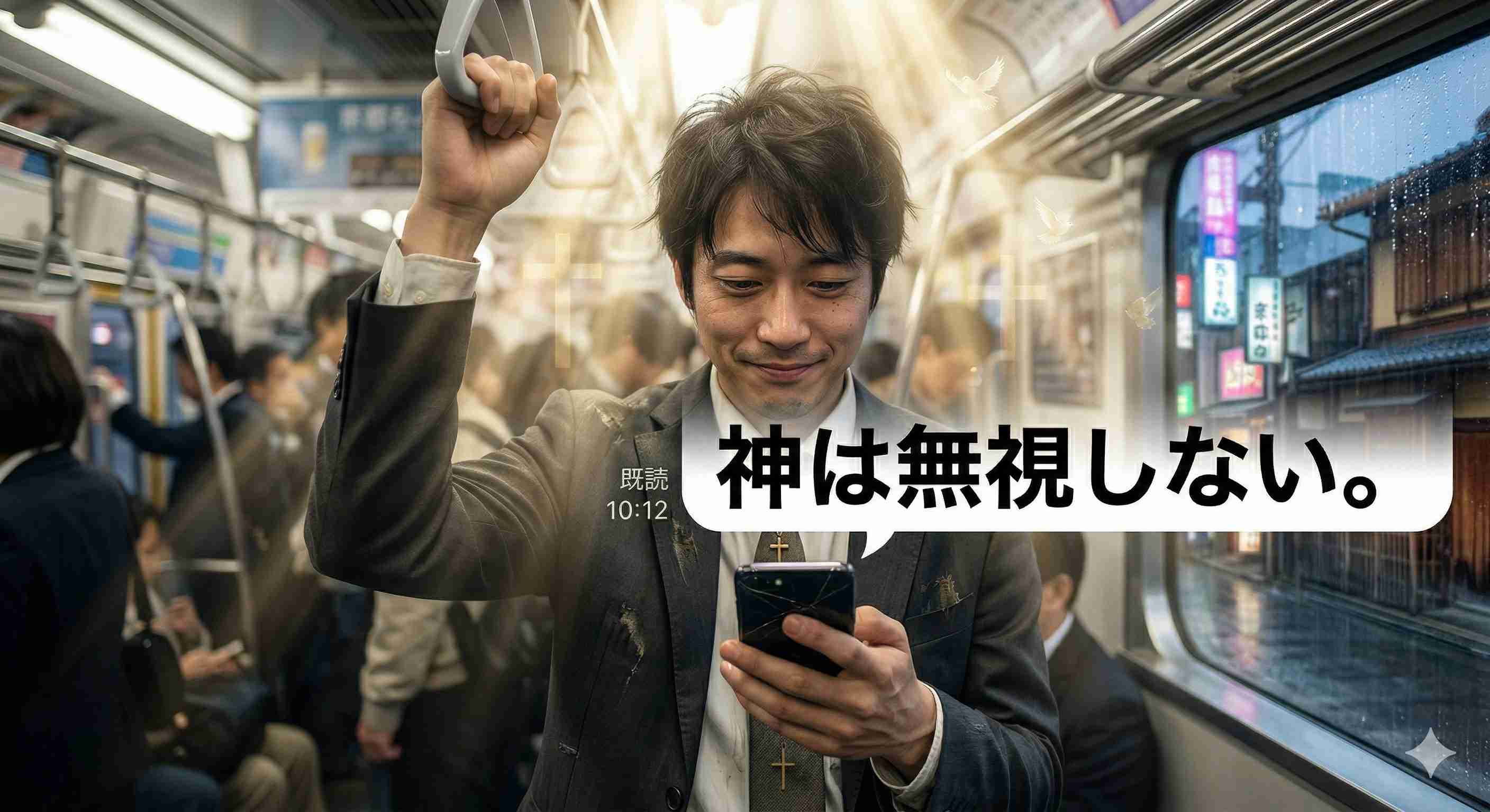 通勤風景と神の導き